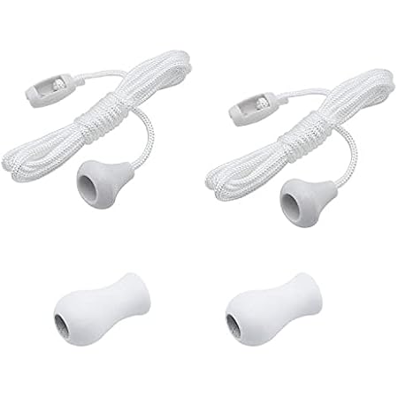 NA 6 Pcs Connector Metal Chrome Bathroom Light Pull Cord Joiner with ...