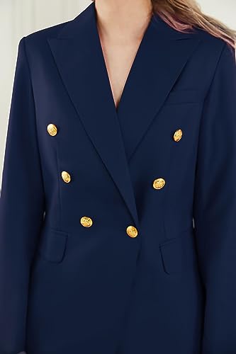 Flap Pocket Women Suits 2 Piece Fashion Suits Womens Professional Clothing for Work Pants Suit for Women Dressy Elegant4