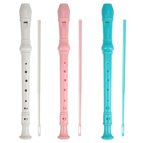 Instrumento de flauta, gravador soprano alemão de 8 furos para iniciantes, flauta musical infantil c