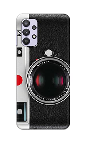Image of Printed Hard Back Cover Case for Samsung Galaxy M32 5G | Samsung Galaxy A32 5G Back Cover (Vintage Camera) -1302