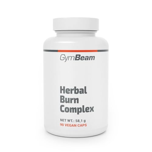 GymBeam Herbal Burn Complex - Bruciagrassi Termogenico con Sinefrina, Cromo e Tè Verde - Supporto Metabolismo e Gestione Peso - Vegano - 60 Capsule