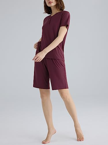Image of Latuza Women's Viscose Bermuda Shorts Pajama Set