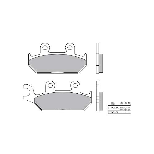 Plaquettes de frein Brembo 07YA2508 pour un freinage sécurisé sous la pluie