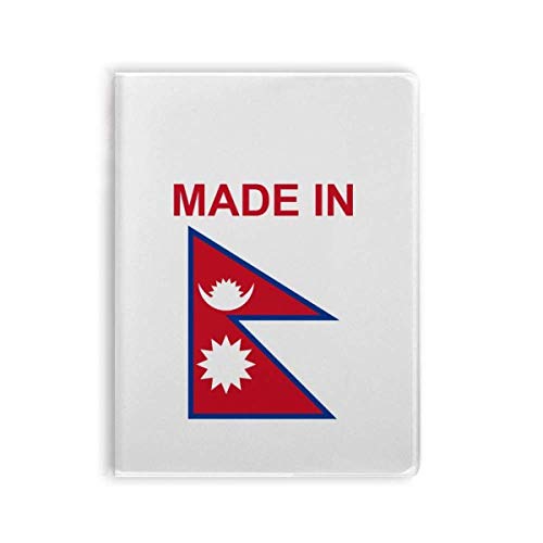 Cuaderno de goma Made In Nepal Country Love con acabados de tapa blanda