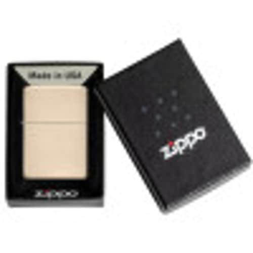 Encendedor Zippo Flat Sand recargable que no se apaga con el aire 7