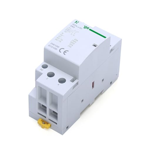 Contactor de CA HCH8s-63 de carril DIN 2P 63A 2NO interruptor automatico magnetico de 12V 5