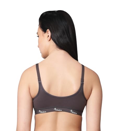 Image of Pack of 1 Non Padded Wire Free Seamless Full Coverage Sports Bra