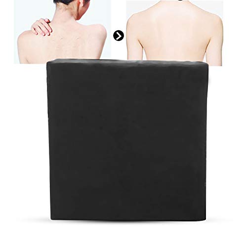 Preisvergleich Produktbild Handgemachte Seife - 100g handgemachte Holzkohleölseife Bambus Peeling Poren schrumpfen Whitening Gesichtsseife, feuchtigkeitsspendend und befeuchtend