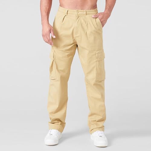 Baggy Pants Men Casual Fashion Cargo Pants Loose Fit with Multiple Pockets for Everyday Wear and Comfort2