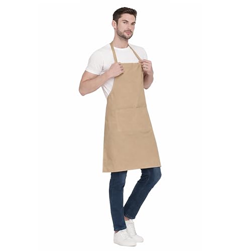 Image of uniformer Apron for Men and Women | Durable & Stylish for Kitchen, Restaurant, Cafes | Ideal for Chefs, Bakers & Home Cooks | Easy to Clean | Unisex Design (Pack of 1)