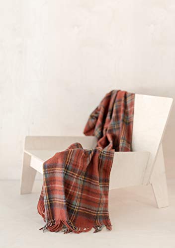 The Tartan Blanket Co. Recycled Wool Knee Blanket In Stewart Royal Antique Tartan (28" X 65") #TOP1