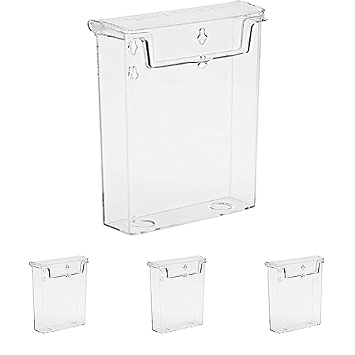 Porte-brochures DL imperméable Taymar boîtier dépliant extérieur transparent x4