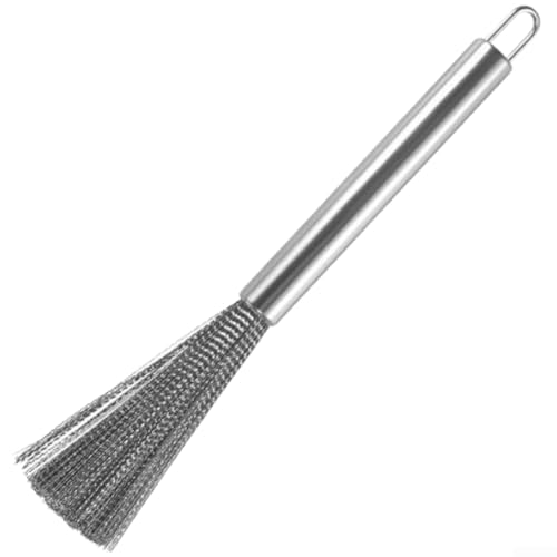 Cepillo de acero inoxidable con cerdas de PET para utensilios de cocina, ollas, sartenes y platos de limpieza