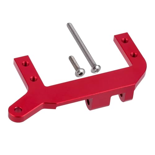for TRX-4 1/10 Aluminum Machined Servo Mount Axle Bracket RC Car Crawler Upgrade Parts Toy Car Accessories Toy Car Parts RC Car Accessories(Red)