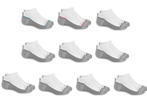 Chaussettes de qualite superieure Fruit of the Loom en maille plate lot de 10