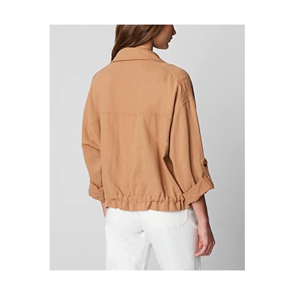 [BLANKNYC] womens Luxury Clothing Utility Parka Jacket Coat With Pockets - Image 3