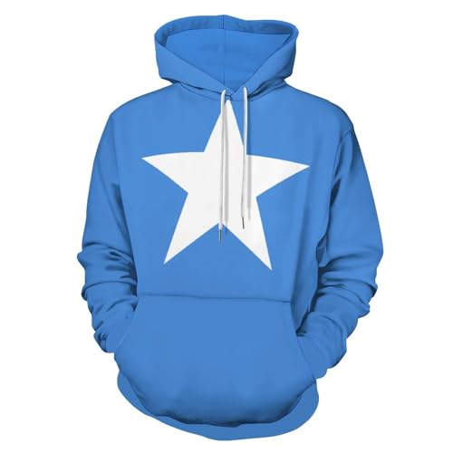Sweat à capuche imprimé 3D Somalie hoodie unisexe décontracté pour automne et hiver
