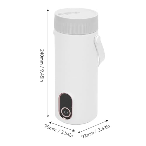 Tetera eléctrica portátil acero inoxidable 350ml miniatura 2