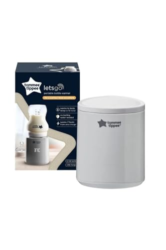 Tommee Tippee LetsGo Portable Baby Bottle Warmer Warms Breast Milk USB Rechargeable Electric Bottle Warmer Lightweight and Travel Friendly