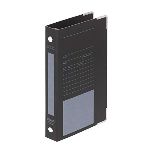Knox 52280300 Personal Organizer Refill Filing Binder Narrow Black #TOP3