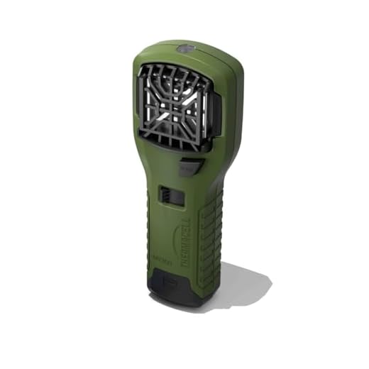 Thermacell Handgerät MR-300 tragbares Mückenschutzgerät, ohne Wirkstoffplättchen und Gas, Farbe:olivgrün