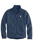 Meilicloth Fleecejacke Herren Jacke Dünn Leicht Winter Full Zip Outdoorjacke Übergangsjacke Stehkragen Sweatjacke Mantel Männer Warm Freizeitjacke Wintermantel Winddichte Trekking Jacket Blau L
