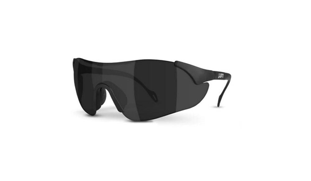 LIFT Method Safety Glasses by LIFT Safety – One Size, Polycarbonate (PC), Black/Smoke, Model EME-21BKS