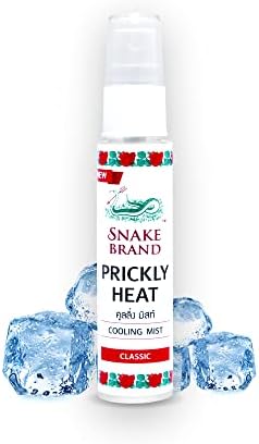SNAKE BRAND Cooling Mist Direct Effect Instant Cool Down Body, Classic Original Scent, 1.1 Oz (30 ml) - Daily Use Body Mist