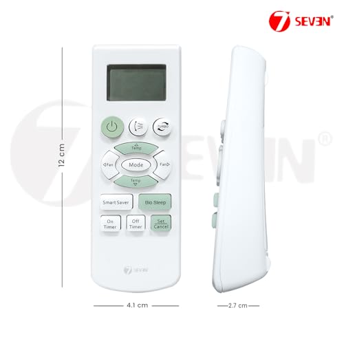 Image of 7SEVEN Compatible Samsung Ac Remote Original TP14068 DB93-08808B Model 58 of Split and Window Air Conditioner Suitable for 1 1.5 2 Ton Samsung ac - Match Exactly with Existing Model Remote Control
