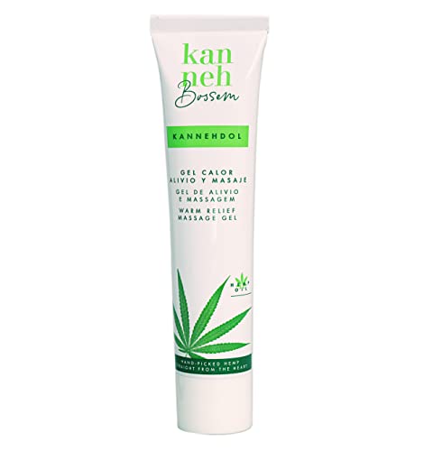 Kanneh Bossem Gel Efecto Calor Alivio y Masaje | Antiinflamatorio con Aceite de Cáñamo, Calma y Relaja Dolores en Espalda, Hombros, Piernas y Cuello | Alivia Golpes en Músculos y Articulaciones Cover