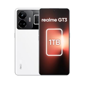 Realme-GT3 Snapdragon 8 + Gen1, 6,74 ", 144Hz, 1.5K Ultra AMOLED, 16GB RAM, 1TB ROM, 4600 mAh, 240W, NFC SUPERVOOC, OTA, Versão Global - Branco