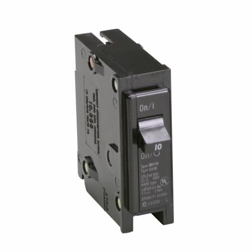 Eaton BR110 Breaker, 10A, 1P, 120/240V, 10 kAIC: Amazon.com: Tools ...