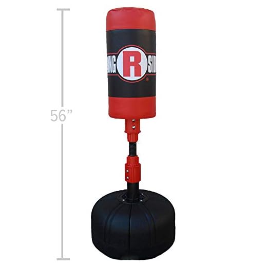 Ringside Youth Tornado Free Standing Punching Bag Red