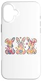 Photo Gallery custodia per iphone 16 plus bunny bow coquette happy easter shirt easter rabbit donna Photo Gallery custodia per iphone 16 plus bunny bow coquette happy easter shirt easter rabbit donna
