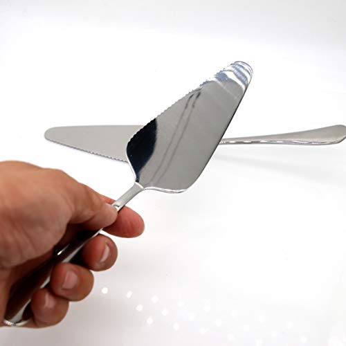 2 Pcs Stainless Steel Flatware Pie Cake Dessert Serving Spatula Cutter 9-Inch Length #TOP2