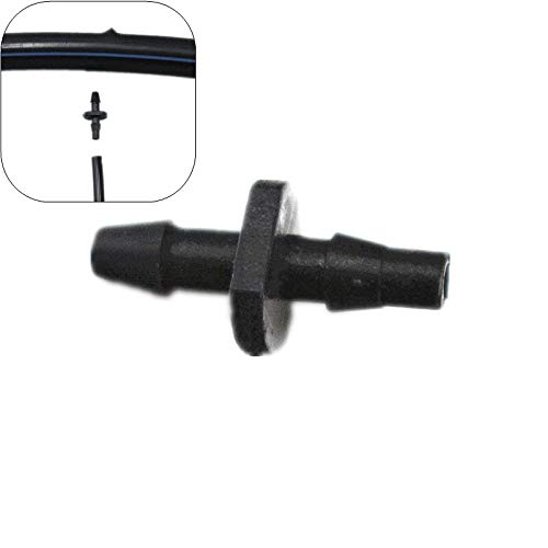 Pentole Pianta 500PCS Inserire Barb accoppiatore 4 mm for 1/4 inch MicroTubing Raccordi Micro irrigazione a Goccia Raccordi per Tutte Le Piante da casa, i Fiori, Le Erbe