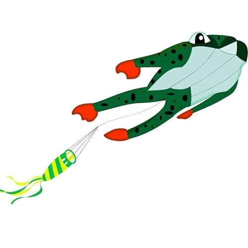 Cerf-Volant Grenouille 3D idéal pour les activités de plein air