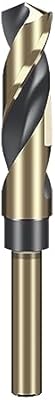 LEPEVNEY 25mm Reduced Shank Twist Drill Bit with 1/2 Inch Shank for Stainless Steel Aluminum Alloy Metal Copper Plastic Wood, Made of High Speed Steel 4341, Ideal for Drilling Ste…
