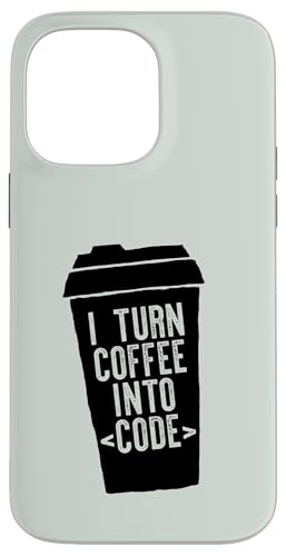I TURN COFFEE INTO CODE Web�f�x���b�p�[�R�[�f�B���O�~�[�� ON �o�b�N �X�}�z�P�[�X iPhone 14 Pro Max �p