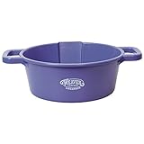 Weaver Leather Livestock Large Round Feed Pan, Purple