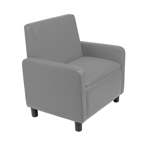 Image of FDP Kid Comfort Collective Modular Club Chair with Arms - Gray