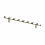 Liberty P01013-SS-C, Steel Bar Drawer Pulls Cabinet Hardware Collection, Cabinet Pulls, 6-5/16 in., Stainless Steel, 1 piece
