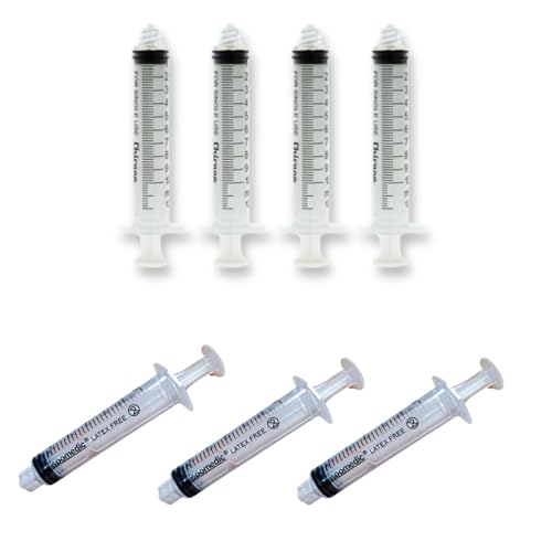 Jeringuillas desechables de 10ml sin aguja. Jeringuillas 10ml luer lock sin aguja pack de 10 unidades de jeringuillas. 2-30