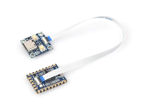 Waveshare ESP32 S3 Mini Development Board, Based on ESP32 S3FH4R2/ESP32 S3 PICO 1 N8R8 Dual Core Processor, 8MB Flash and 8MB PSRAM, Development Board + Adapter Board + FPC Cable