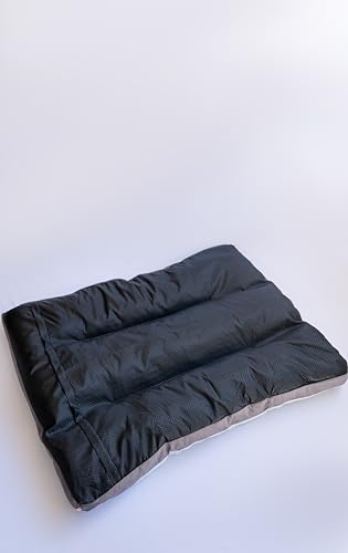 Colchonete Cama Azul para Cachorro Pet Grande 100 x 75 cm Toque Macio Lavável C/Zíper Enchimentos Re