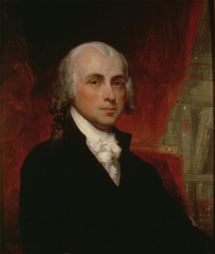 Peintures Portrait de Madison par George Peter Alexander Healy, art mural 60x90