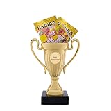 DAS PERFEKTE GESCHENK: Zeige Deine Wertschätzung mit unserem Pokal mit Wunschtext / ein ideales Geschenk zum Geburtstag, Kindergeburtstag, Weihnachten, Ostern, Vatertag & Muttertag.