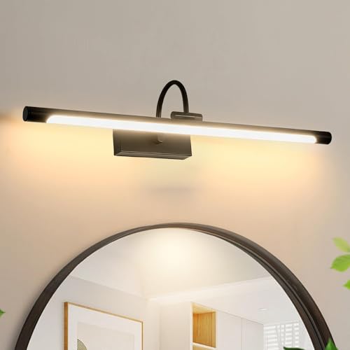 Apliques de pared LED 60cm de metal bronce y acrílico con luz cálida para el espejo del baño 7