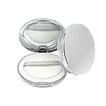 HUITINGJIANYYDS Empty Powder Box Puff Container Empty Refillable Mini Powder Container Portable DIY Powder Makeup Case