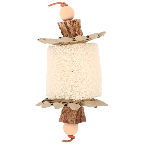 DRESSOOS Juguete para Masticar Loro Loros Cacatúa Juguetes Conejito Pajarera Juguetes para Pájaros Gaviota Juguetes Periquito Juguete De Hámster Juguetes De Hámster Jaula Esponja Vegetal
